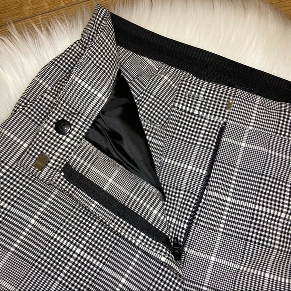 ZARA Plaid Cropped Trouser Pant - Picture 11 of 13